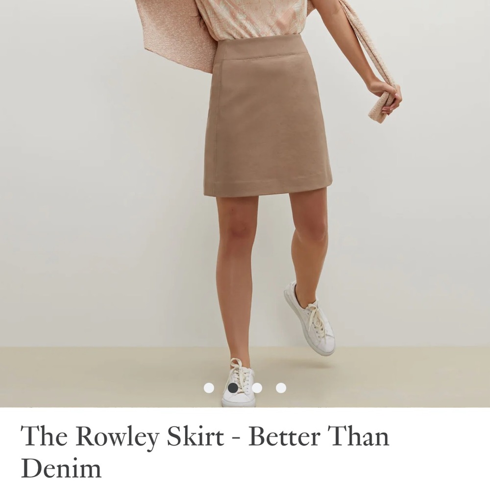 M.M. Lafleur The Rowley Skirt. Color fawn (like a beige or light tan). NWT.